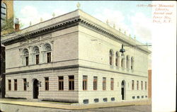 Hartt Memorial Library, Second And Ferry Sts. Postcard