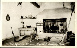 Old Spanish Kitchen Postcard