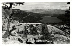 Donner Lake, U. S. Highway Postcard