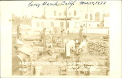 Army Kitchens Feed Quake Refugees, 427 E. St Postcard