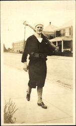 US Sailor WWI Postcard