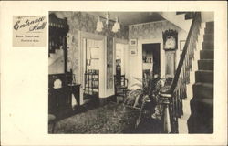 Entrance Hall Gould Homestead Fairfield, CT Postcard Postcard