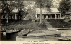 Big Diamond Camps, Diamond Pond Stewartstown, NH Postcard Postcard