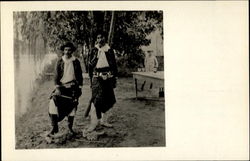 Typical Old Time Gauchos Postcard