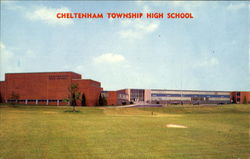 Cheltenham Township High School, Rice's Mill Rd., Near Limekiln Pike Wyncote, PA Postcard Postcard