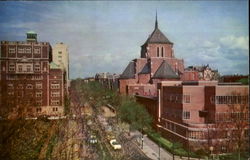 University Of Pennsylvania Campus And Hospital, Spruce Street at 34th St Postcard