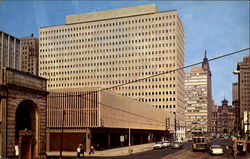 Greyhound Bus Terminal And Transportation Bldg Postcard