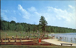 Swimming Area, Prince Gallitzin State Park Patton, PA Postcard Postcard