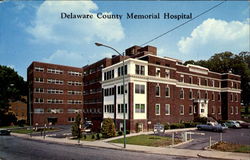 Delaware County Memorial Hospital, Lansdowne And Keystone Avenues Drexel Hill, PA Postcard Postcard