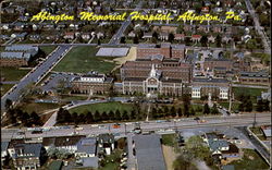 Aerial View Of Abington Memorial Hospital Pennsylvania Postcard Postcard