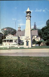 Town Clock Gap, PA Postcard Postcard