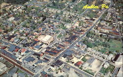 Aerial View Of Ambler Pennsylvania Postcard Postcard