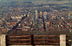 Birdseye View Of Reading Postcard