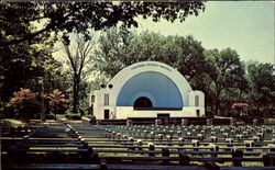 The Firemen's Memoirla Bandshell Reading, PA Postcard Postcard