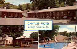 Canyon Motel, Canyon Country Postcard