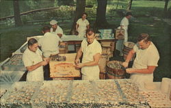 Picnics And Clam Bakes Postcard