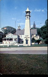 Town Clock Postcard