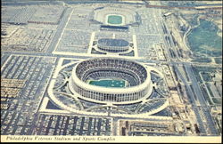 Philadelphia Veterans Stadium And Sports Complex Pennsylvania Postcard Postcard