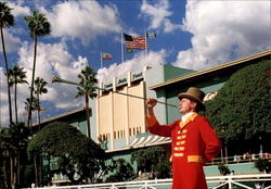 Santa Anita The Great Race Place Postcard