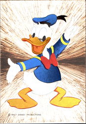 Metallic Donald Postcard