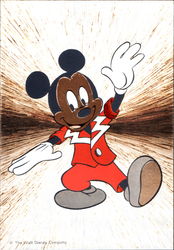 Metallic Mickey Postcard