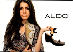 ALDO Shoes Rack Cards Postcard Postcard