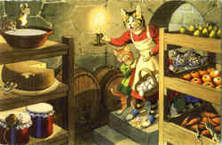 Mice in the Pantry #4701 Postcard