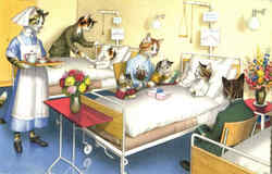 In the Hospital #4879 Postcard