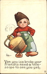 Dutch Boy Bernhardt Wall Postcard Postcard