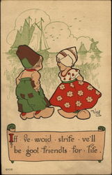 Dutch Children Bernhardt Wall Postcard Postcard