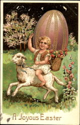 A Joyous Easter Postcard