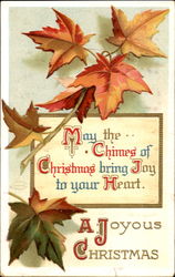 A Joyous Christmas Postcard Postcard