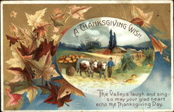 A Thanksgiving Wish Postcard Postcard