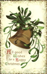 All Good Wishes For A Happy Christmas Postcard