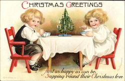 Christmas Greetings Postcard