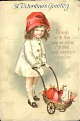 St. Valentine's Greeting Postcard