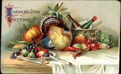 Thanksgiving Greetings Postcard Postcard