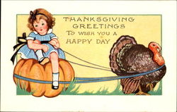 Thanksgiving Greetings Postcard