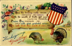 Thanksgiving Greetings Postcard