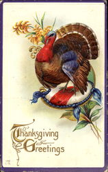 Thanksgiving Greetings Postcard