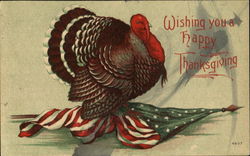 Wishing You A Happy Thanksgiving Postcard