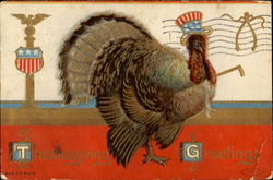 Thanksgiving Greetings Postcard