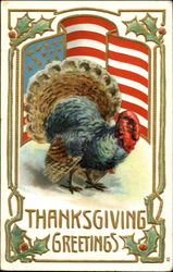 Thanksgiving Greetings Postcard