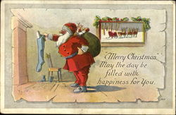 Merry Christmas Santa Claus Postcard Postcard