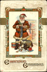 Christmas Greeting Postcard