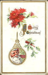 A Merry Christmas Santa Claus Postcard Postcard