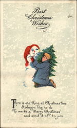 Best Christmas Wishes Postcard