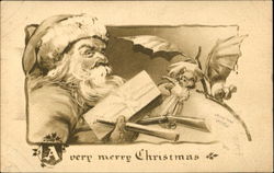 A Very Merry Christmas Postcard