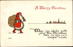 A Merry Christmas Postcard