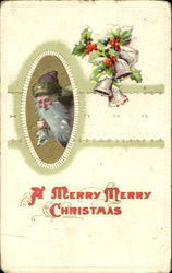 Santa - Purple Robe Santa Claus Postcard Postcard